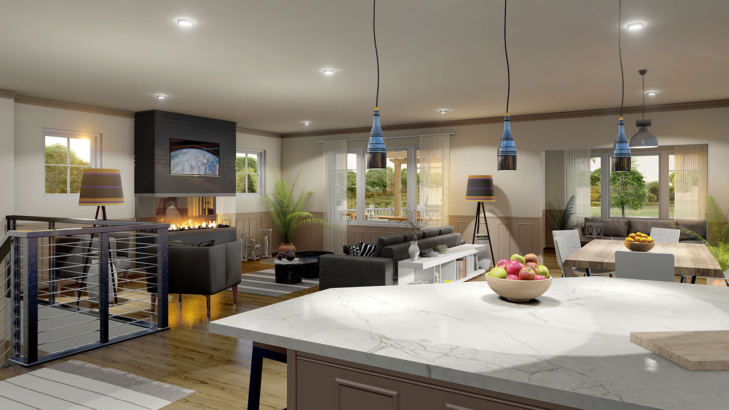 Siesta Hills Walkout D Living Room