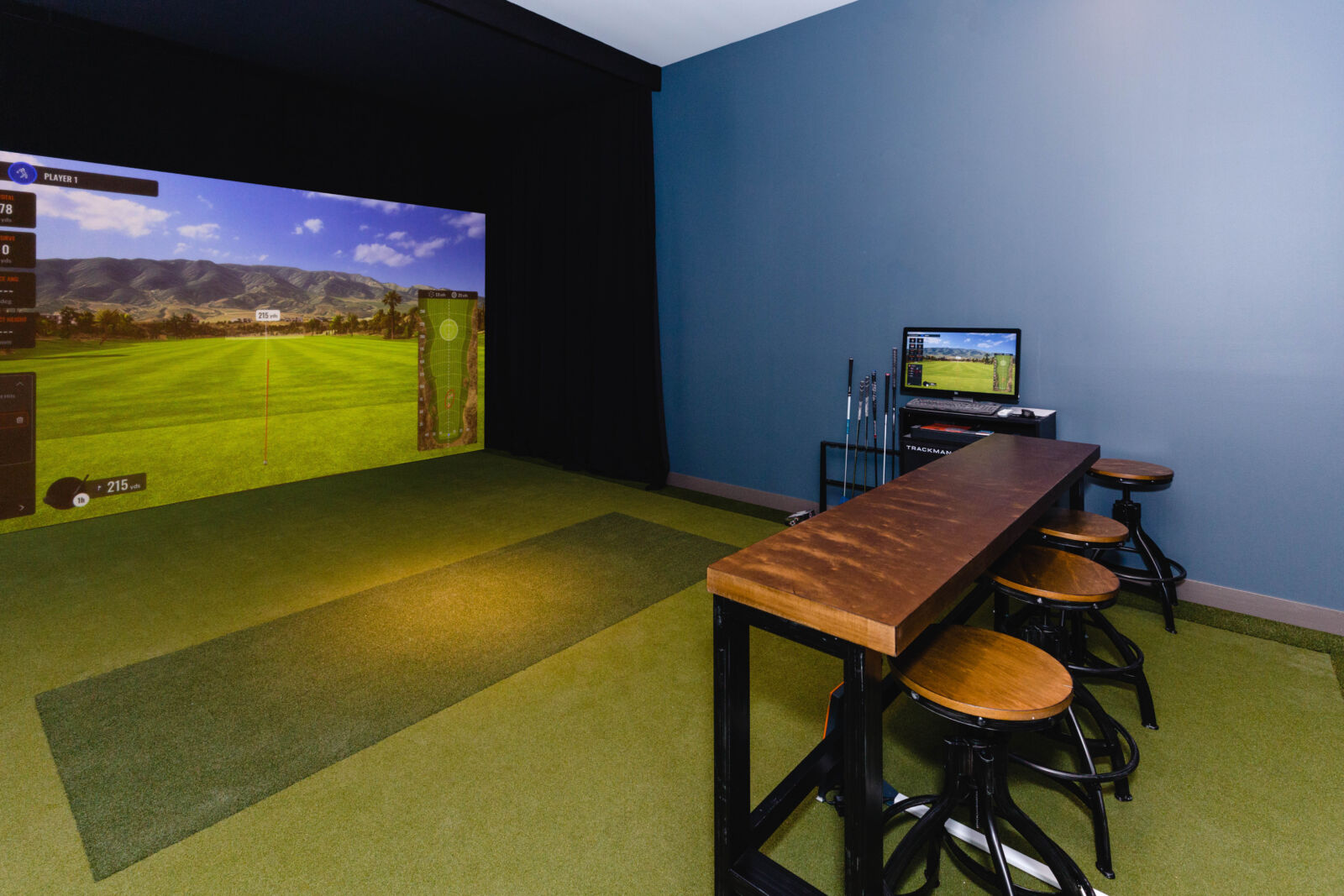 Siesta Hills Interior Siesta Hills Golf Simulator