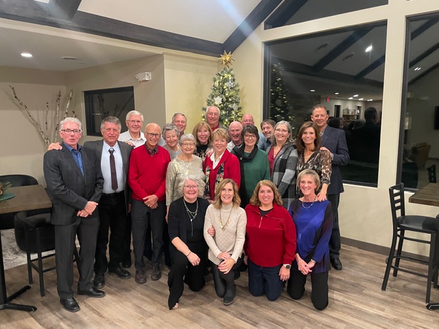 Residents gathered for a holiday celebration at the Siesta Hills clubhouse in Mankato Minnesota