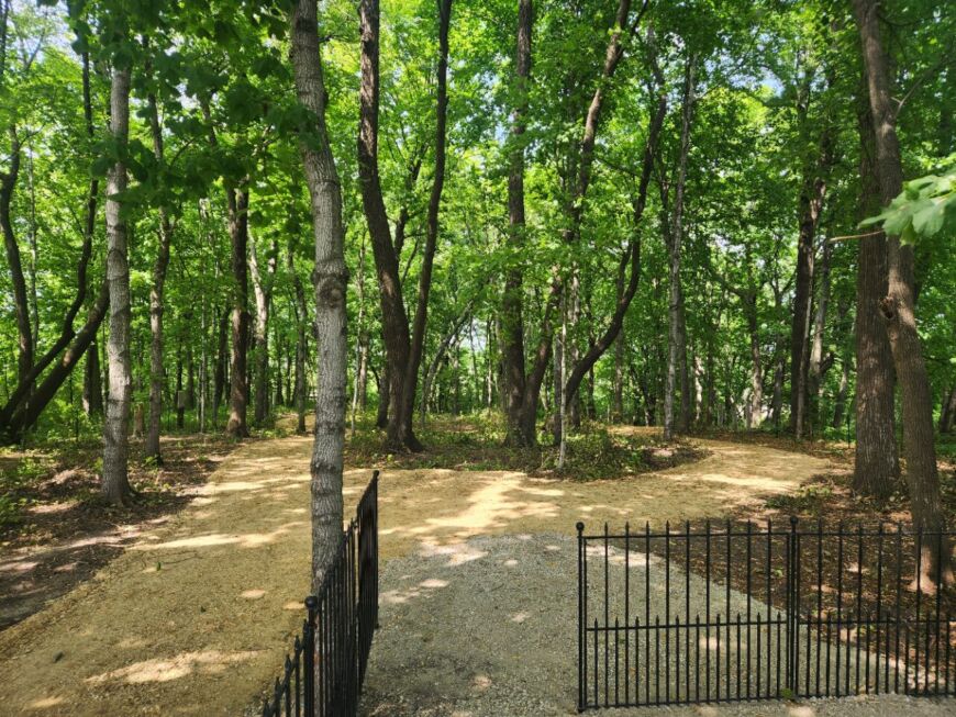 Private dog park at Siesta Hills in Mankato Minnesota