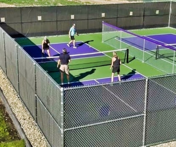Residents enjoying happy hour at the Siesta Hills community clubhouse in Mankato Minnesota