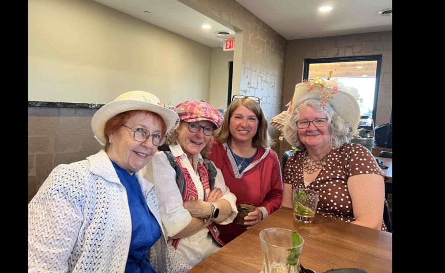 Residents socializing at the Siesta Hills clubhouse in Mankato Minnesota